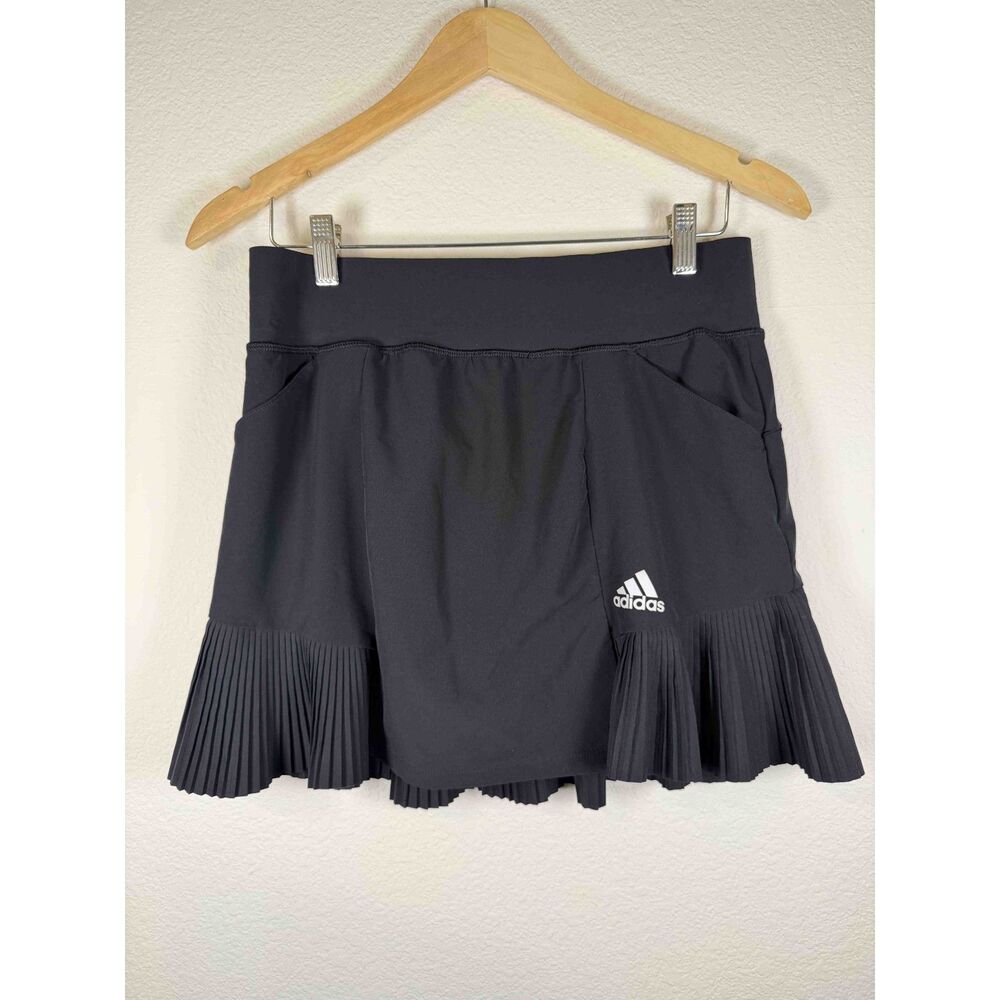 Adidas Primegreen Black Pleated Tennis Skort (Size M)